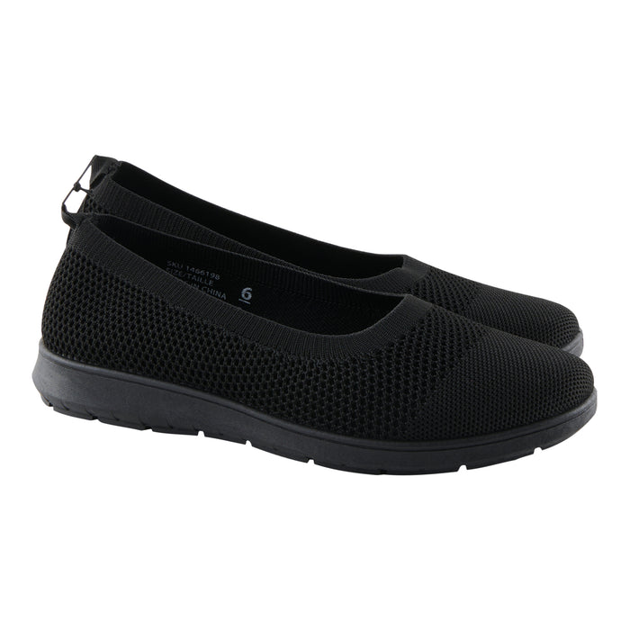 Sandales à enfiler en tricot Classic Editions pour femmes