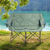 Chaise de camping matelassée double