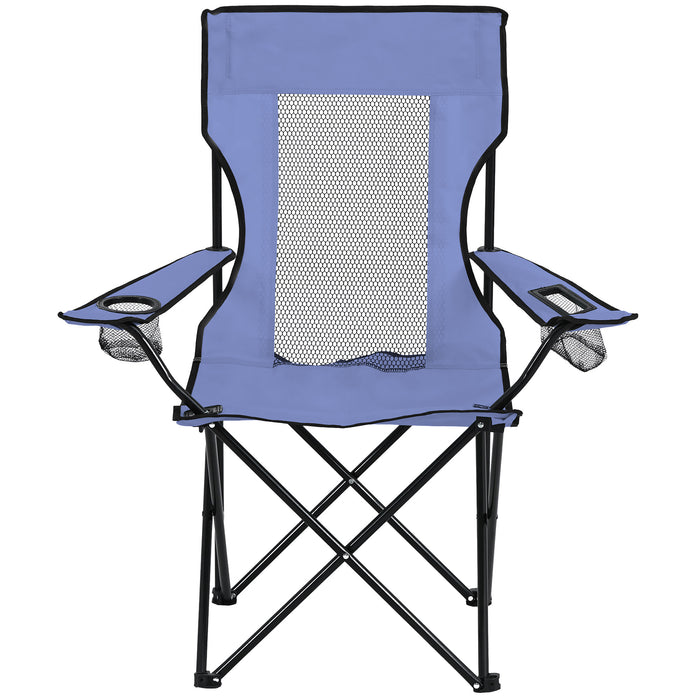 Folding Mesh Camp Chair, 20-in x 38-in.