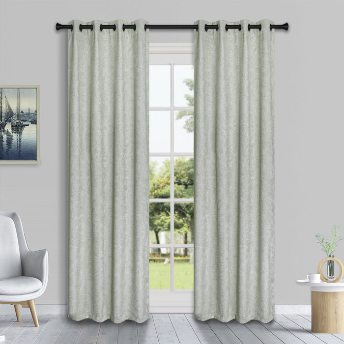 Rideau occultant en faux daim HomeStyles, 52 po x 84 po