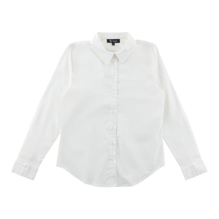 lily morgan Women's Long Sleeve Button-Up Shirt