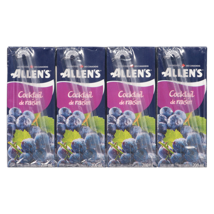 Cocktail de raisin Allen's, emb. de 8 x 200 ml