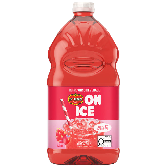 Del Monte Strawberry Dragon Fruit Refreshing Beverage, 1.89 L