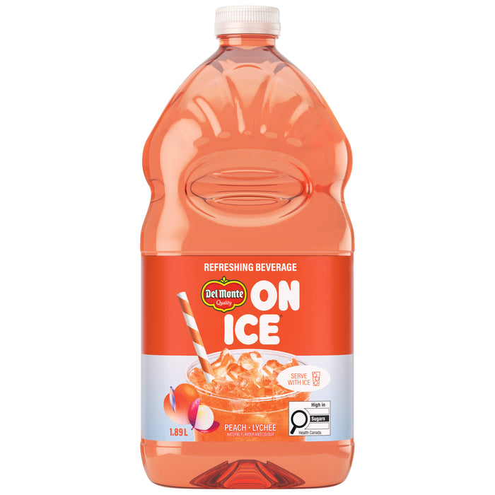 Del Monte Peach Lychee Refreshing Beverage, 1.89 L