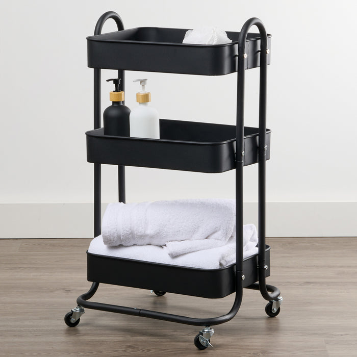 Chariot à 3 niveaux sur roues HomeStyles