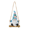Solar Swinging Gnome, 4.5-in x 3-in x 7-in.