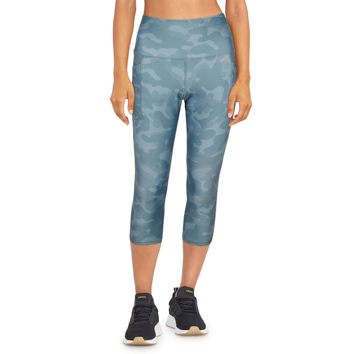 ACX Active Women's Jersey Capris with Cinched Back