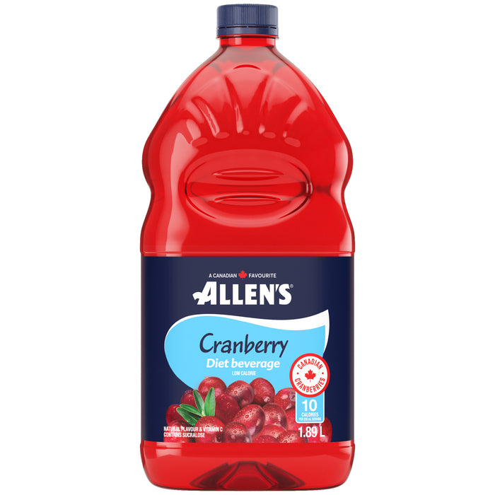 Breuvage diète de canneberge Allen's, 1,89 L