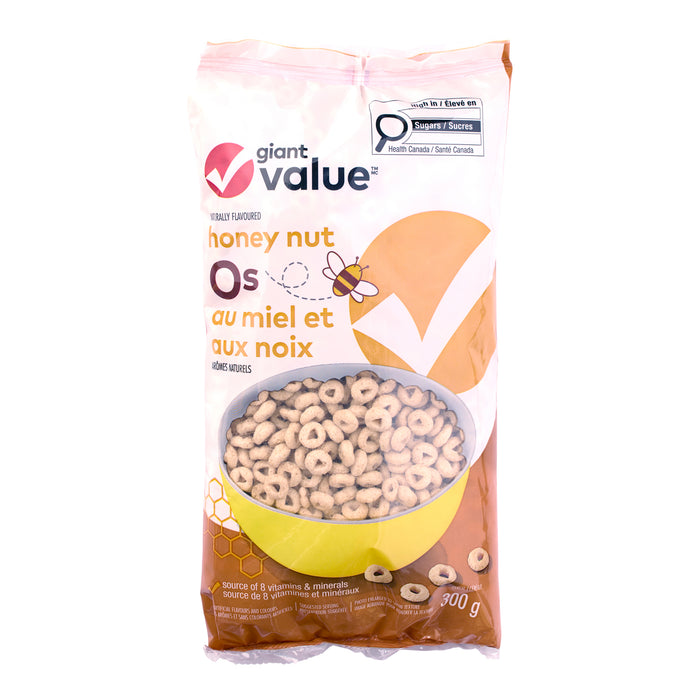 O's au miel et aux noix Giant Value, 300 g