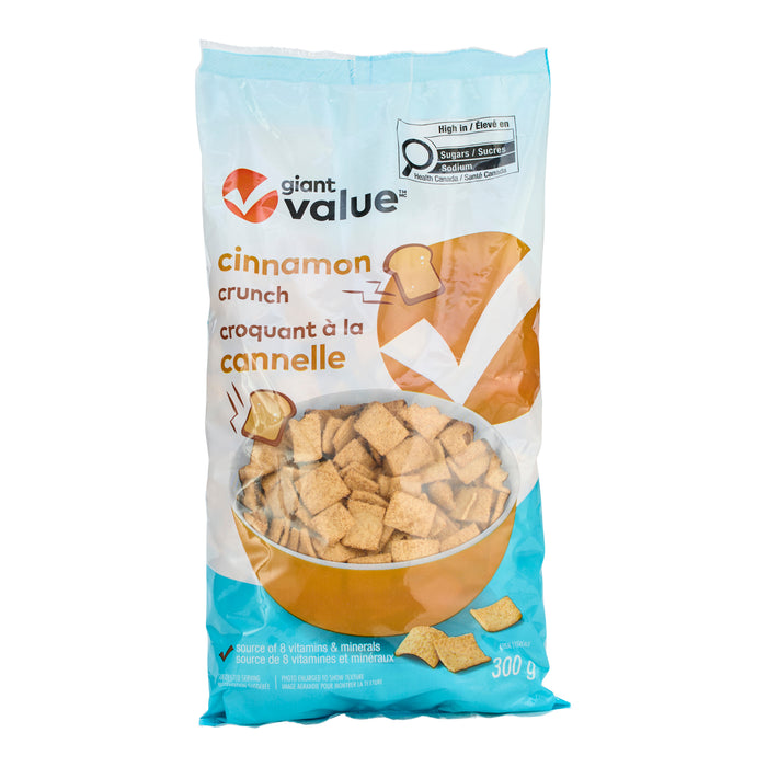 Croquant à la cannelle céréale Giant Value, 300 g