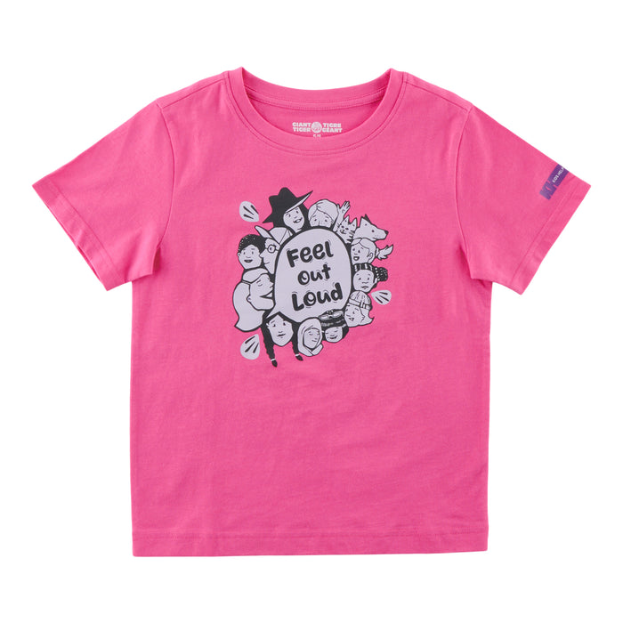 T-shirt « Feel Out Loud » unisexe pour tout-petits, anglais