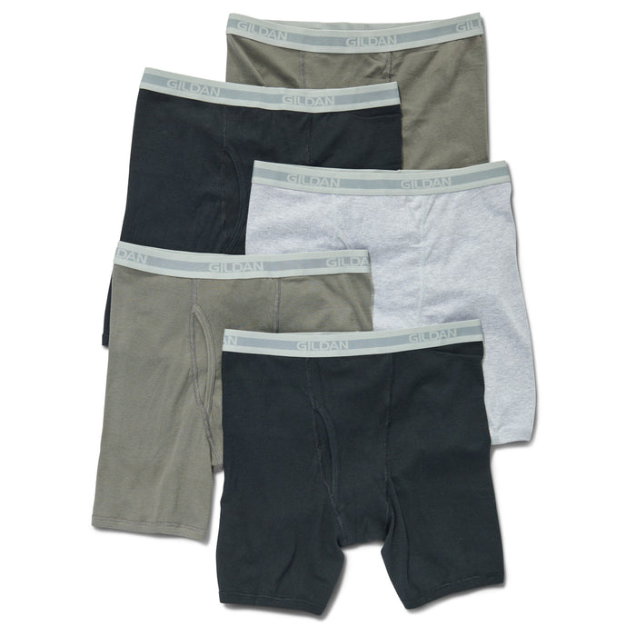 Gildan Men's Boxer Briefs, 5-Pack