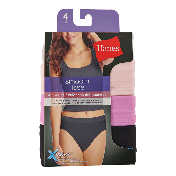 Culotte micro échancrée Hanes pour femmes, très grand - emb. de 4