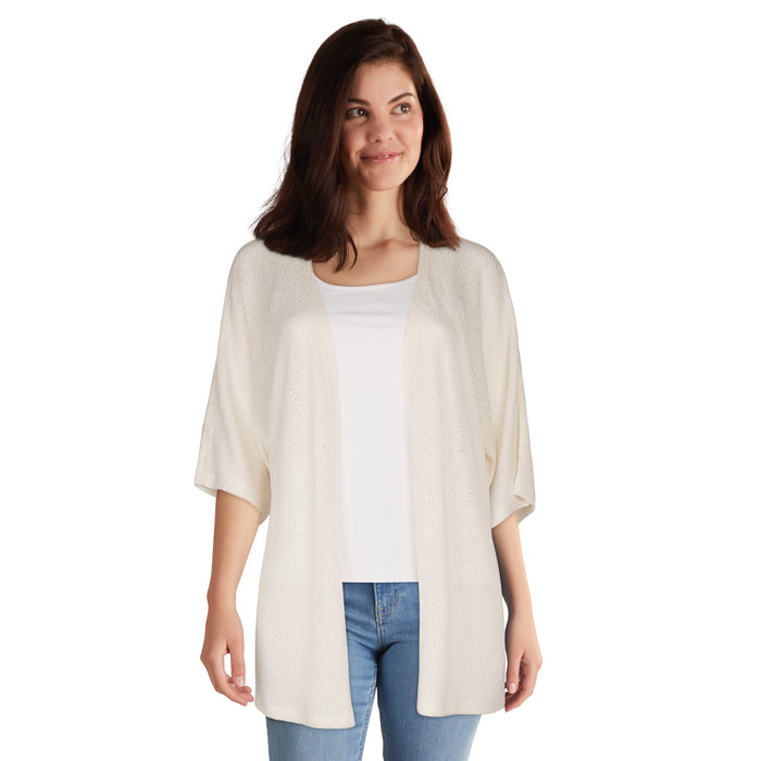 lily morgan Women's Scalloped Cardigan
