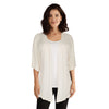 lily morgan Women's Plus Scalloped Cardigan