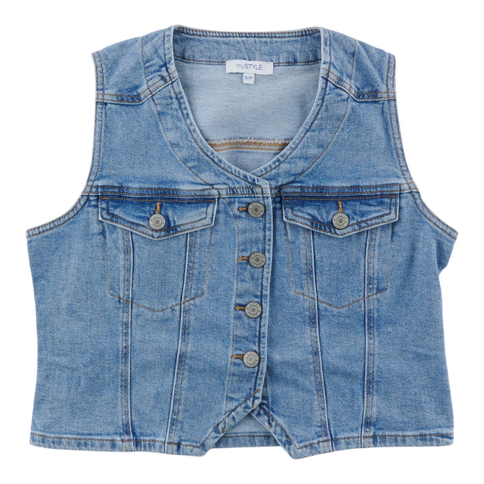 mySTYLE Women's Denim Vest