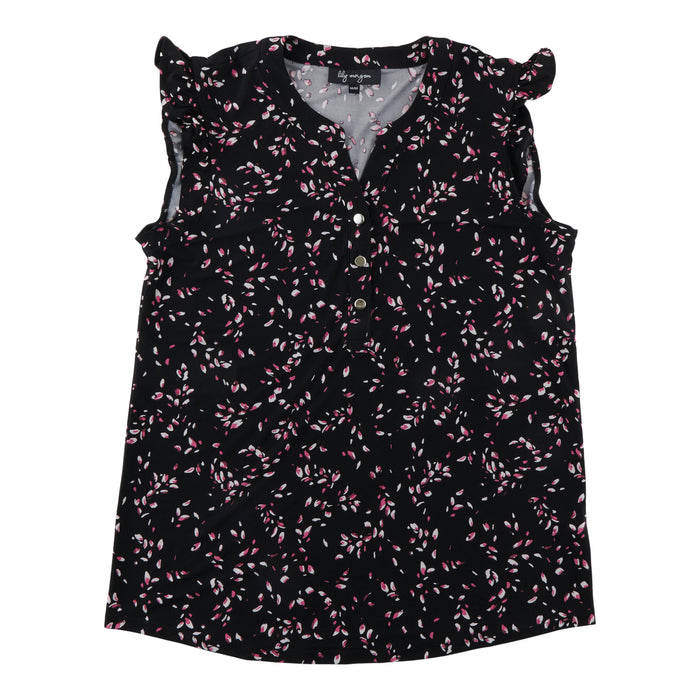 lily morgan Women's Camisole with Ruffle Sleeves