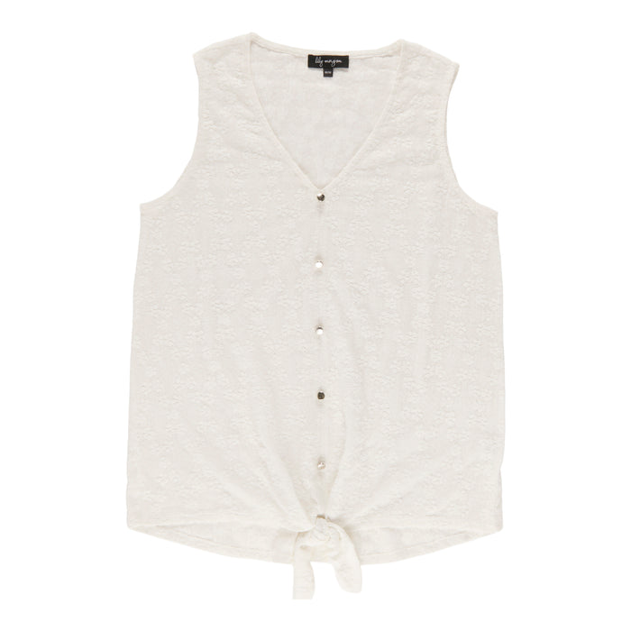 lily morgan Women's Tie-Front Camisole