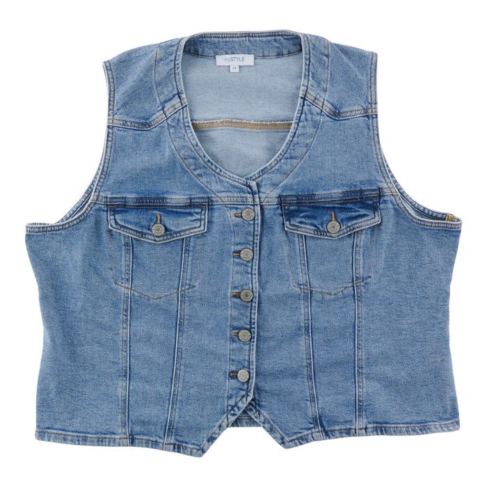 Veste en denim taille plus mySTYLE pour femmes