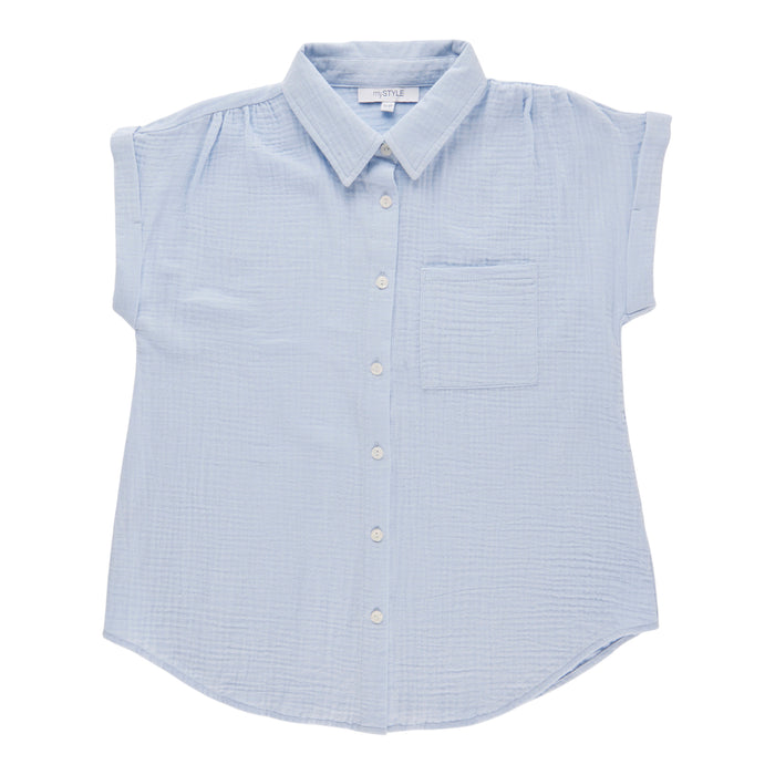 mySTYLE Women's Cap Sleeve Blouse