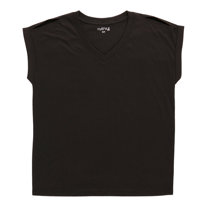 mySTYLE Women's Open Shoulder Top