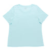 mySTYLE Women's Plus Fitted Short Sleeve T-Shirt