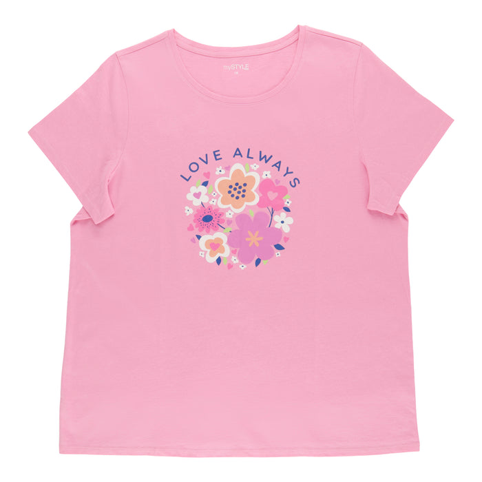 mySTYLE Women's Plus Mother's Day Tee