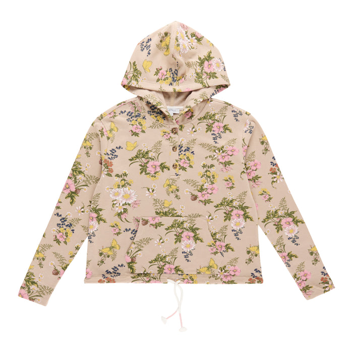 mySTYLE Women's Long Sleeve Button Hoodie
