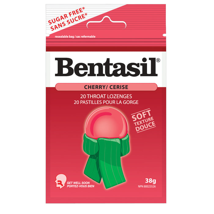 Pastilles pour la gorge Bentasil - cerise, emb. de 20
