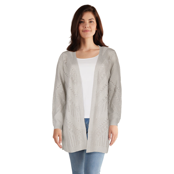 Cardigan ajouré lily morgan pour femmes