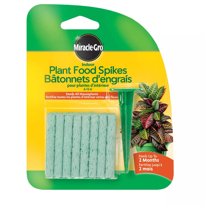 Bâtonnets d'engrais pour plantes d'intérieur Miracle Grow, emb. de 24