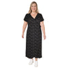 lily morgan Women's Plus Midi Wrap Dress