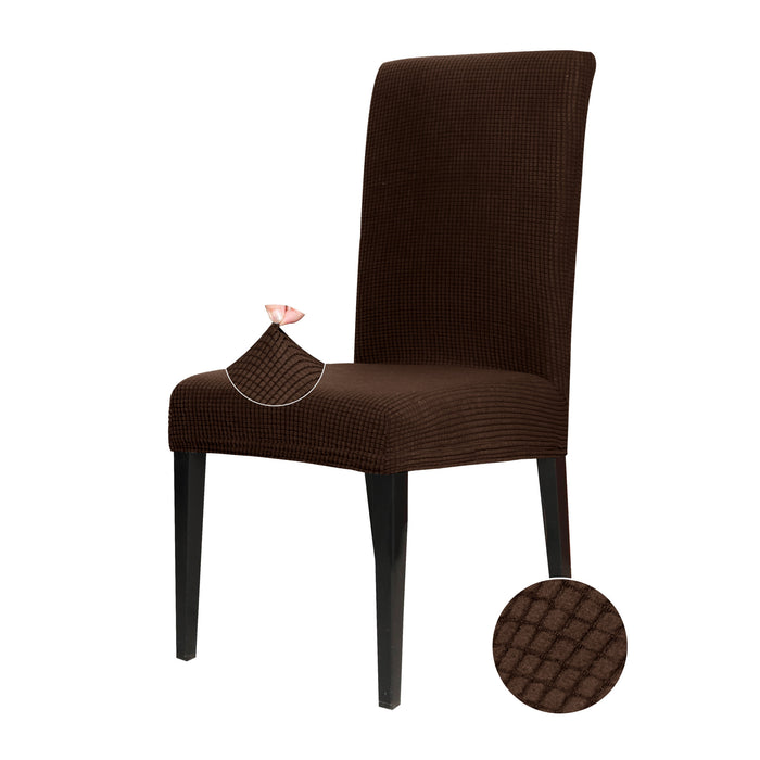 Waffle Chair Cover, Brown