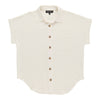 lily morgan Women's Short Sleeve Collared Blouse