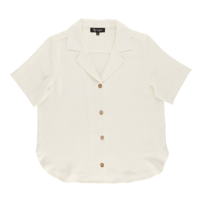 Blouse à manches courtes lily morgan pour femmes