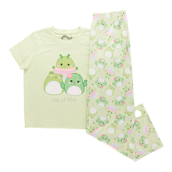 Pyjama sous licence Squishmallows pour filles, 2 pièces
