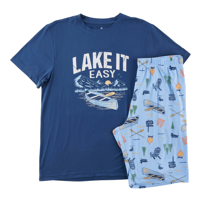 Mountain Ridge Men's PJ Short Set, 2-Piece