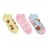 Socquettes à motif d'aliments de fantaisie pour femmes, emb. de 3