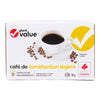 Café torréfié léger Giant Value, emb. de 10, 90 g
