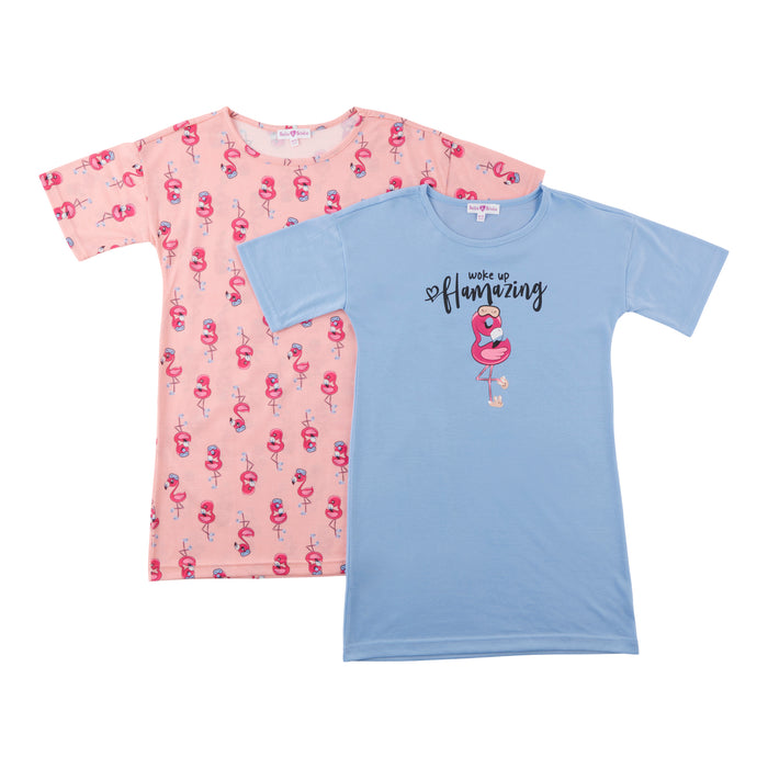 Chemise de nuit imprimée BELLA & BIRDIE pour filles, emb. de 2