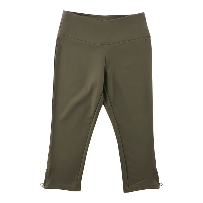 Classic Editions Women's Petite Side-Zip Capris