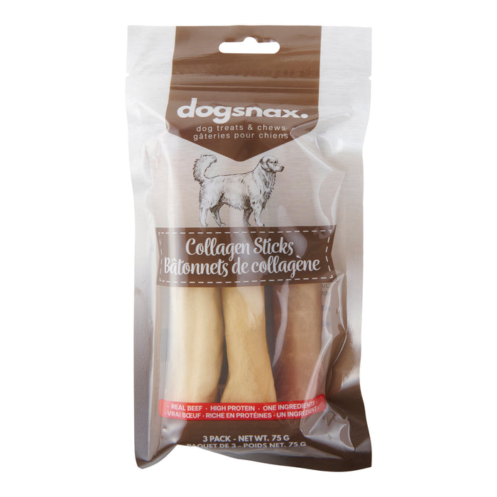 dogsnax Beef Collagen Sticks, 3-Pack