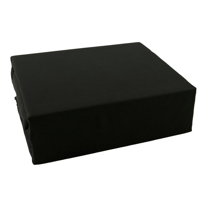 Beautyrest Solid Sheet Set, Full, Black, 4 Piece