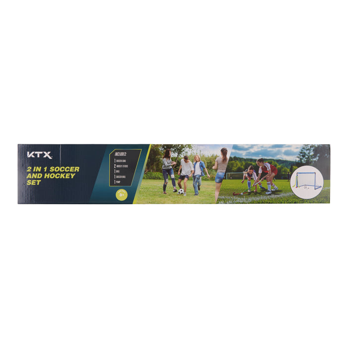 Filet de soccer/hockey 2-en-1 KTX, 6 pièces