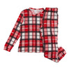 Pyjama en tissu hacci avec haut à manches longues pour femmes, 2 pièces