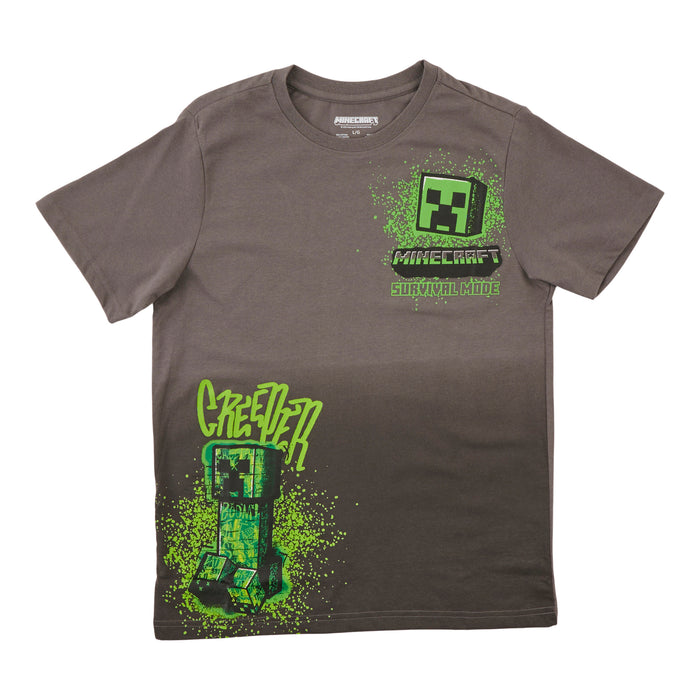 Boys' Licensed Minecraft Short Sleeve T-Shirt