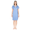 Chemise de nuit avec col en V et manches courtes Carisma pour femmes