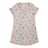 Chemise de nuit avec mancherons et patte de boutonnage Carisma pour femmes