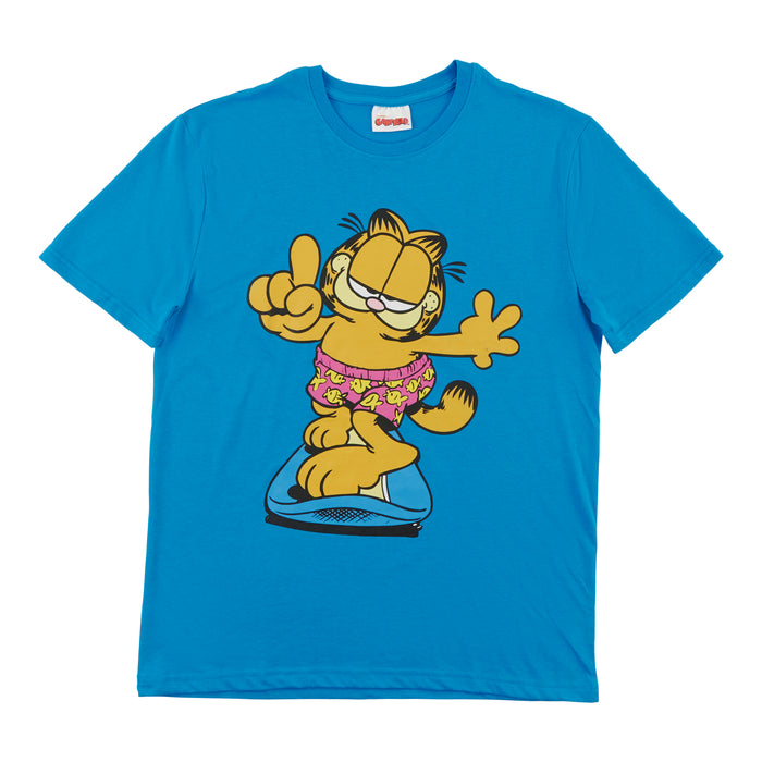 T-shirt à manches courtes Garfield sous licence pour hommes