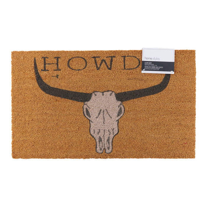 Tapis en fibre de coco style western HomeStyles, 18 po x 30 po
